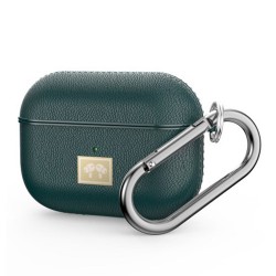 Θήκη με Επένδυση Δέρματος για Apple AirPods Pro - Πράσινο