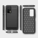 Θήκη Σιλικόνης TPU Carbon Fiber Brushed για Huawei P40 - Μαύρο Huawei Θήκες Κινητών