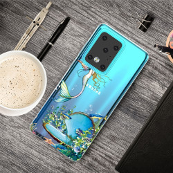 Pattern Printing TPU Case for Samsung Galaxy S20 Ultra - Mermaid