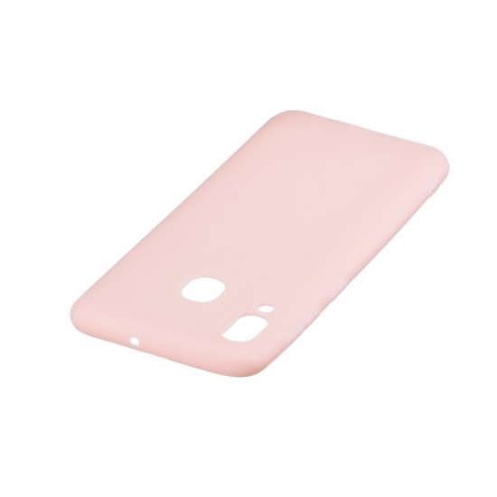 Solid Color Candy TPU Case for Samsung Galaxy A40 - Light Pink Samsung Cases Mobile