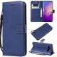 Wallet Leather Stand Phone Case for Samsung Galaxy S10 - Blue Samsung Cases Mobile