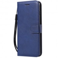 Δερμάτινη Θήκη Πορτοφόλι με Βάση Στήριξης για Samsung Galaxy S10 - Σκούρο Μπλε