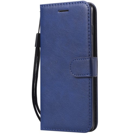 Wallet Leather Stand Phone Case for Samsung Galaxy S10 - Blue Samsung Cases Mobile