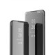 View Window Plated Mirror Surface Leather Stand Case for Xiaomi Mi 9 Lite/ Mi CC9/ Mi CC9 Meitu Edition - Black XIAOMI Cases Mobile
