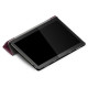 Tri-fold Stand Leather Smart Case for Lenovo Tab M10 TB-X605F/TB-X505 - Wine Red Lenovo Cases Mobile Tablet