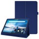For Lenovo Tab P10 10.1-inch Litchi Texture Leather Stand Protection Case - Dark Blue Lenovo Cases Mobile Tablet