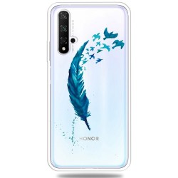 Θήκη Σιλικόνης TPU για Huawei Honor 20 / nova 5T - Μπλε Φτερό