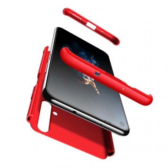GKK 3-Piece Matte Hard PC Phone Shell Case for Huawei Honor 20/nova 5T/Honor 20/nova 5TS - Red Huawei Cases Mobile