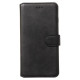 Solid Color Flip Leather Wallet Phone Case for Samsung Galaxy A71 - Black Samsung Cases Mobile