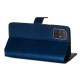 Solid Color Flip Leather Wallet Phone Case for Samsung Galaxy A71 - Dark Blue Samsung Cases Mobile
