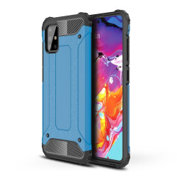 Armor Guard Plastic + TPU Hybrid Case for Samsung Galaxy A51 - Baby Blue