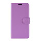 Litchi Skin Wallet Leather Stand Case for Samsung Galaxy A51 - Purple Samsung Cases Mobile