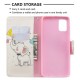 Pattern Printing Wallet Leather Flip Cover Case for Samsung Galaxy A51 - Cute Elephant Samsung Cases Mobile