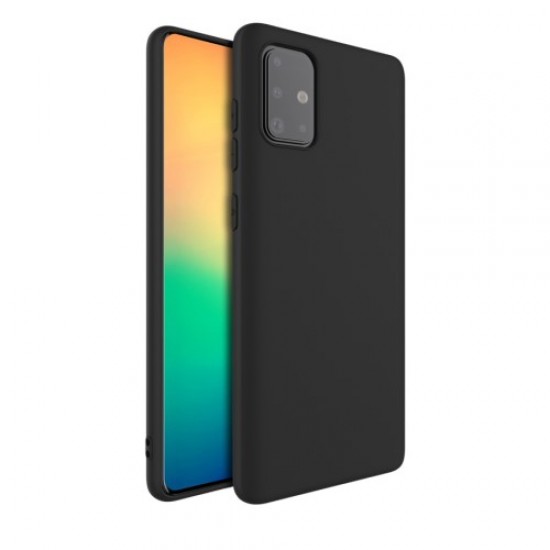 IMAK UC-1 Series Frosting TPU Phone Shell for Samsung Galaxy A51 - Black Samsung Cases Mobile
