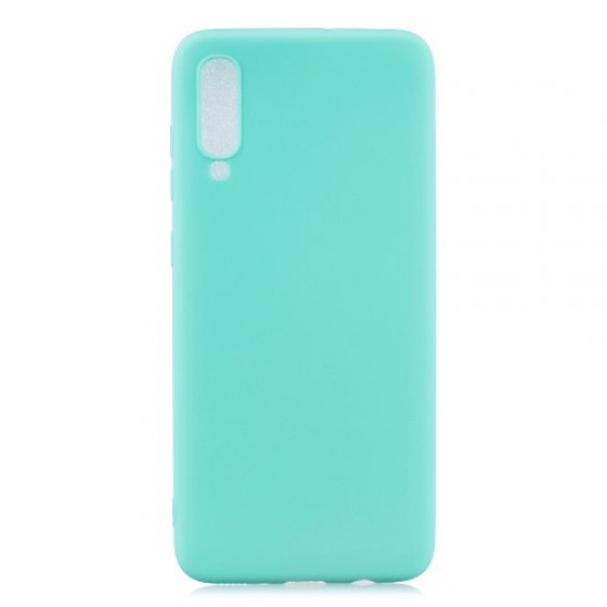 Solid Color Candy TPU Case for Samsung Galaxy A70 - Baby Blue Samsung Cases Mobile