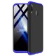 GKK Detachable 3-Piece Matte Hard Phone Case for Samsung Galaxy M20 - Black / Blue Samsung Cases Mobile
