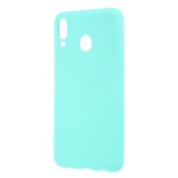 Double-sided Matte TPU Case for Samsung Galaxy M20 - Baby Blue