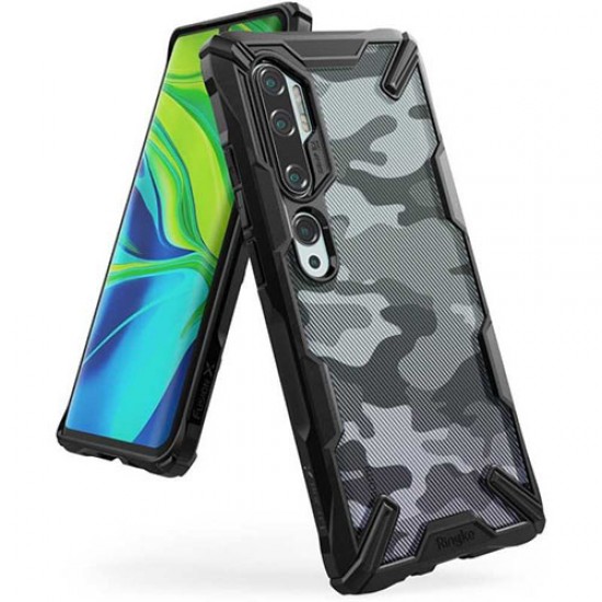 Ringke Fusion-X Xiaomi Mi Note 10 Camo (Moro) Black  XIAOMI Cases Mobile