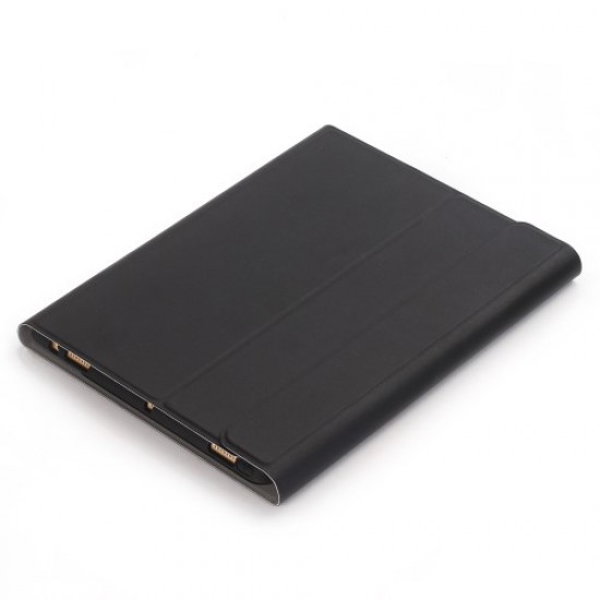 2 in 1 Bluetooth Keyboard with Stand Leather Tablet Casing for iPad 10.2 (2019) (A102B) - Black Apple Cases Tablet