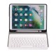 2 in 1 Bluetooth Keyboard with Stand Leather Tablet Casing for iPad 10.2 (2019) (A102B) - Rose Gold Apple Cases Tablet