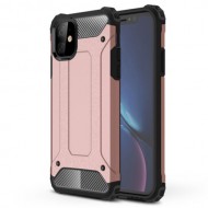 Armor Guard Plastic + TPU Hybrid Case for iPhone 11 6.1 inch (2019) - Rose Gold