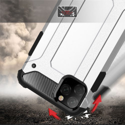 Armor Guard Plastic + TPU Hybrid Case for iPhone 11 Pro Max 6.5 inch (2019) - Silver