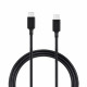 MOMAX Zero Type-C to Type-C Data Cable 3A Charge Sync Cord 1m - Black Cables Adapters & Chargers