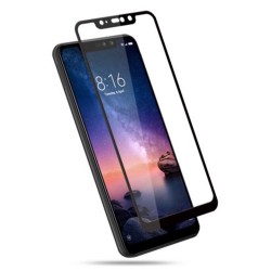 Σκληρυμένο Γυαλί (Tempered Glass) Προστασίας Οθόνης Πλήρης Κάλυψης για Xiaomi Redmi Note 6 Pro - Μαύρο