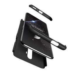 GKK 360 μοιρών Σκληρή Θήκη Ματ με Βελούδινη Υφή Πρόσοψης και Πλάτης για OnePlus 7T Pro - Μαύρο GKK 360 μοιρών Σκληρή Θήκη Ματ με Βελούδινη Υφή Πρόσοψης και Πλάτης για OnePlus 7T Pro - Μαύρο