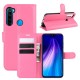 Litchi Skin Design Leather Case for Xiaomi Redmi Note 8T - Rose XIAOMI Cases Mobile