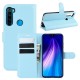 Litchi Texture Wallet Stand Leather Stand Card Holders Case for Xiaomi Redmi Note 8 - Baby Blue XIAOMI Cases Mobile