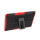 Anti-slip PC + TPU Hybrid Shell Case with Kickstand for Huawei MediaPad T5 10 - Red Huawei Tablets Case