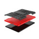 Anti-slip PC + TPU Hybrid Shell Case with Kickstand for Huawei MediaPad T5 10 - Red Huawei Tablets Case
