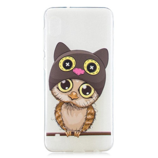 Pattern Printing TPU Case for Samsung Galaxy A10 - Owl Samsung Cases Mobile