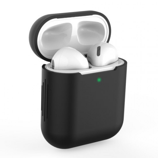 Θήκη Σιλικόνης για Apple AirPods - Μαύρο Gadgets - Παιχνίδια - Hobby