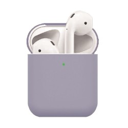 Θήκη Σιλικόνης Ματ για Apple AirPods - Μωβ της Λεβάντας Θήκη Σιλικόνης Ματ για Apple AirPods - Μωβ της Λεβάντας