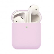 Θήκη Σιλικόνης Ματ για Apple AirPods - Λιλά