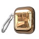 Θήκη Σιλικόνης Γυαλιστερή Electroplating για Apple AirPods - Χρυσαφί Gadgets - Παιχνίδια - Hobby