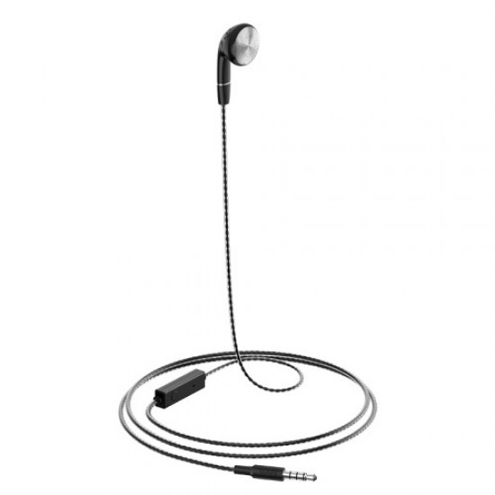 HOCO M61 Single Ear 3.5mm Wired Earphone with Mic 1.2m - Black Headsets