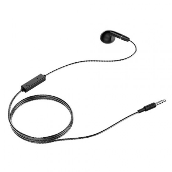HOCO M61 Single Ear 3.5mm Wired Earphone with Mic 1.2m - Black Headsets