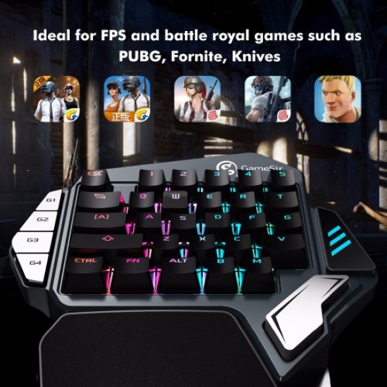 GAMESIR Z1 Gaming Keypad One-Handed Switch Keyboard Controller (Blue Switch) Gaming GAMESIR Z1 Gaming Keypad One-Handed Switch Keyboard Controller (Blue Switch) Gaming