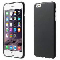 Matte TPU Gel Case Cover for iPhone 6 Plus / 6s Plus - Black
