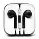 3.5mm Stereo Earphone Headset with Remote and Mic - Black Headsets