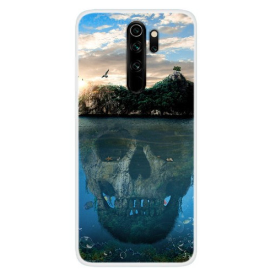 Pattern Printing TPU Case for Xiaomi Redmi Note 8 Pro - Skull XIAOMI Cases Mobile
