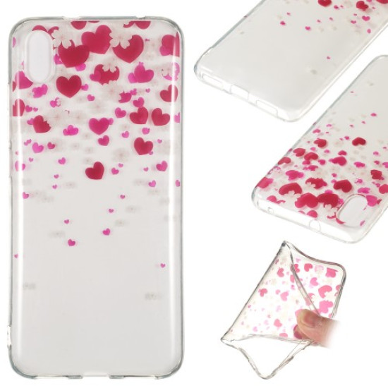 Printing Surface IMD TPU Shell Case for Xiaomi Redmi 7A - Hearts XIAOMI Cases Mobile