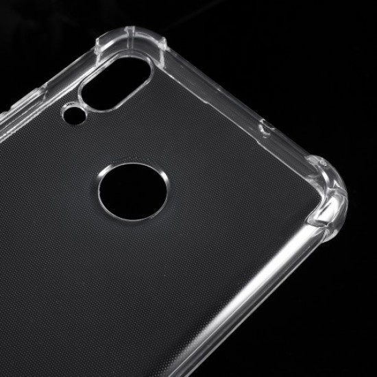 Θήκη Σιλικόνης TPU Εξαιρετικά Διάφανη με Ενισχυμένα Άκρα για Huawei P Smart (2019) / Honor 10 Lite - Διάφανο Huawei Θήκες Κινητών