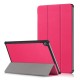 Tri-fold Stand Flip Leather Shell for Huawei MediaPad M5 10 / M5 10 (Pro) - Rose Huawei Tablets Case