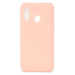 Θήκη Σιλικόνης TPU Ματ για Samsung Galaxy A20e - Ροζ
