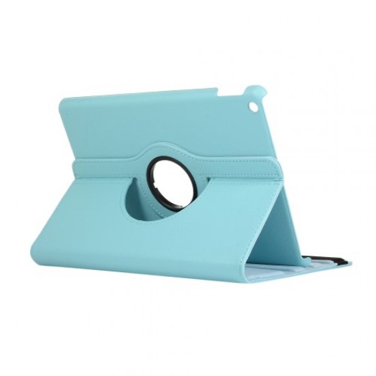 Litchi Texture Leather Stand Tablet Case for Apple iPad 10.2 (2019) - Baby Blue Apple Cases Tablet