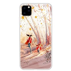 Pattern Printing TPU Back Case for iPhone 11 6.1 inch (2019) - Happy Running Pattern Printing TPU Back Case for iPhone 11 6.1 inch (2019) - Happy Running